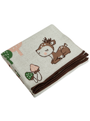 knitted Deer basket gift set